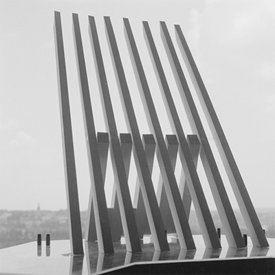 <strong>WW2 Memorial, Nova Varoš, Serbia</strong><BR>Scale model of the central sculpture